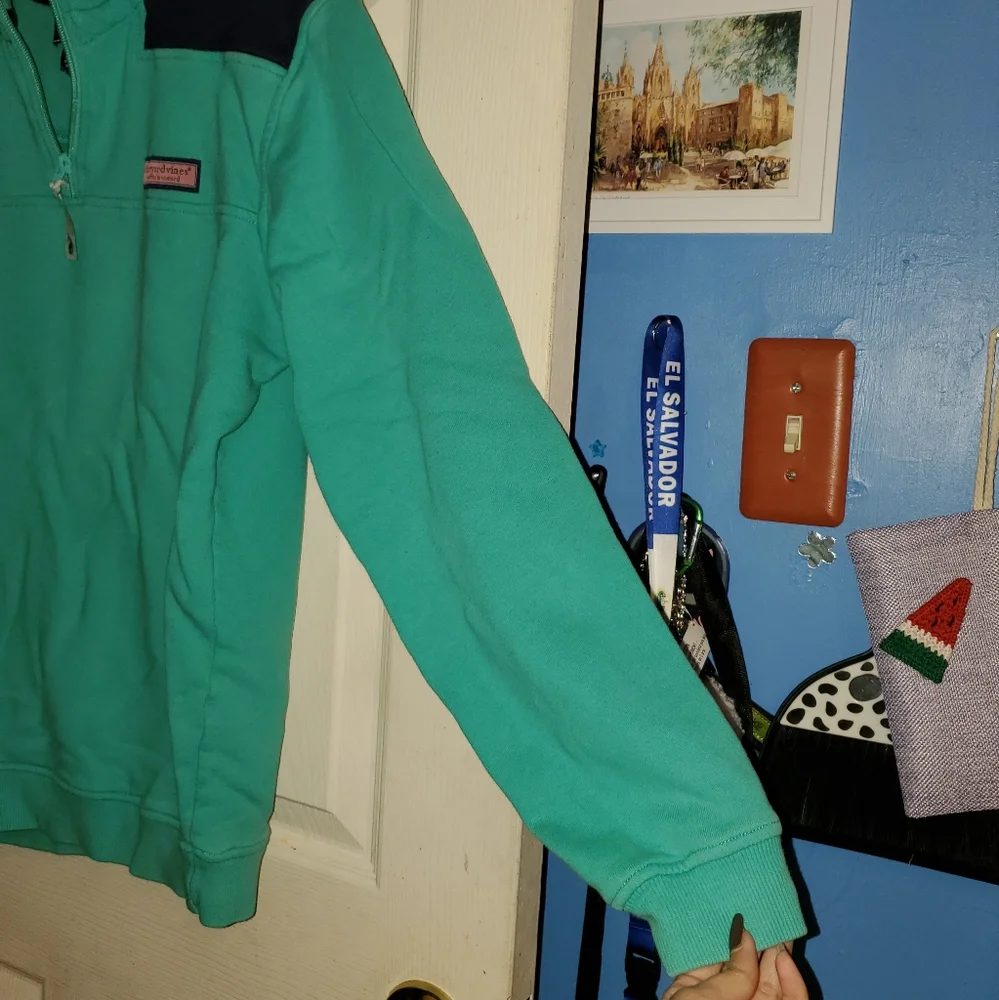 💸 5 for $20 | Vineyard Vines Quarter Zip Long Sleeve Pullover Sweatshirt - Picture 6 of 16